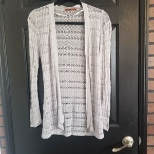 Gray Womens Cardigan